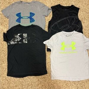 Under Armour Kids' T-Shirt Set - Gray, Black, White YXS
